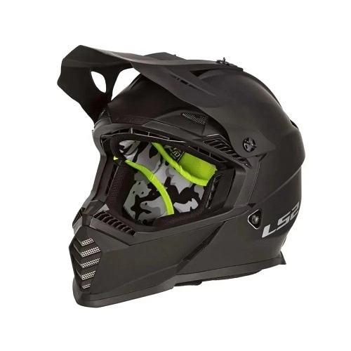Шлем LS2 MX437 Fast Evo Mini Black Matt