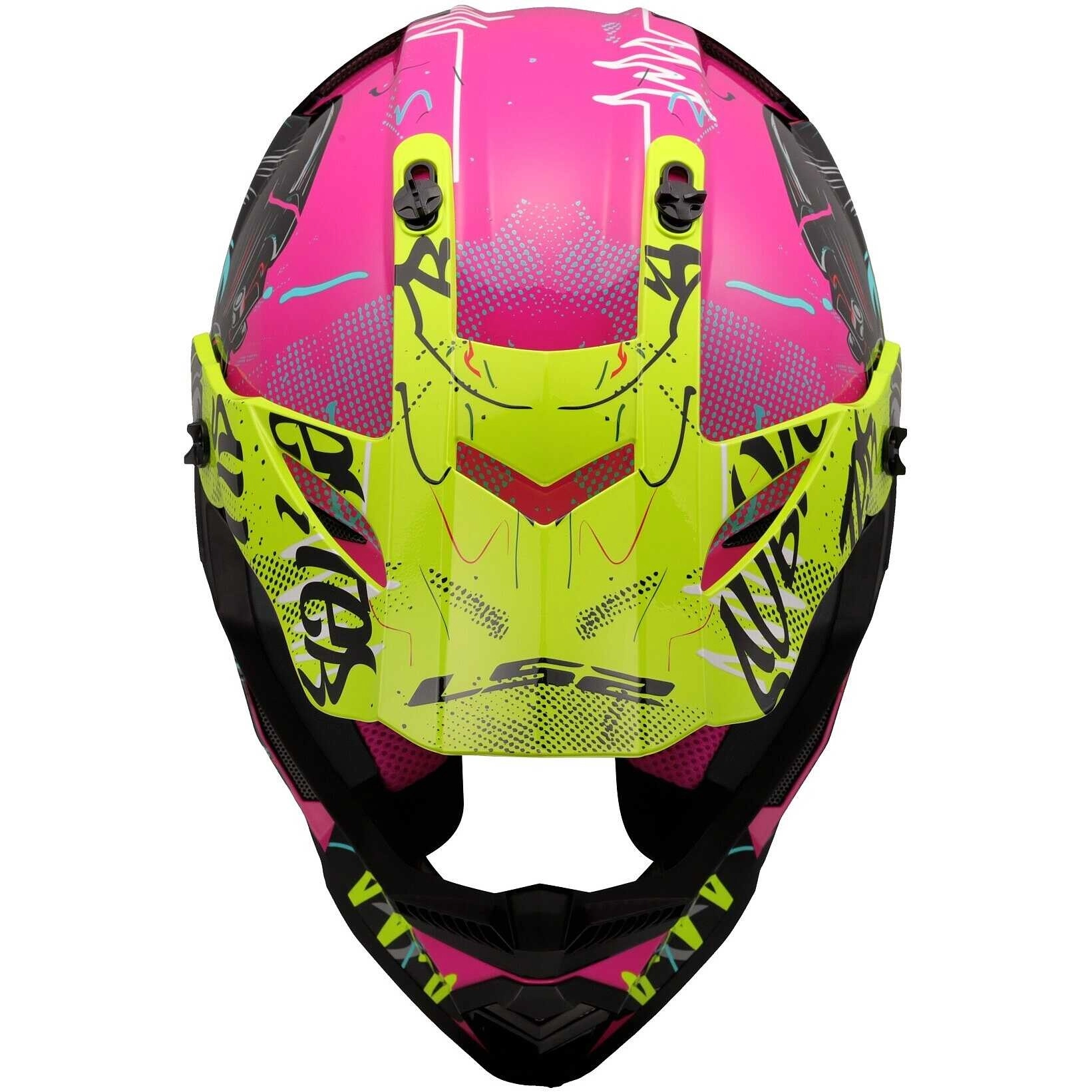 Шолом LS2 MX437 Fast II Junior Gorilla Purple
