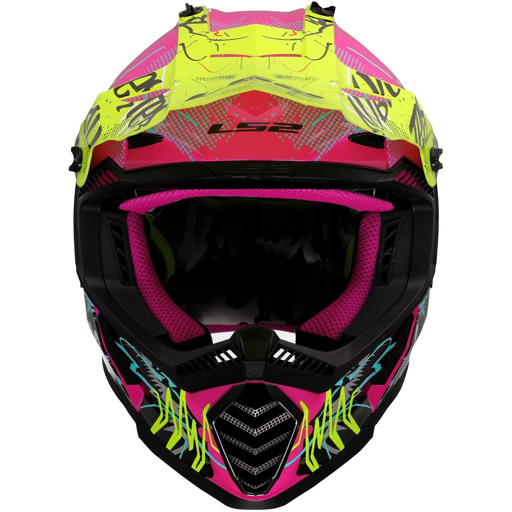 Шолом LS2 MX437 Fast II Junior Gorilla Purple