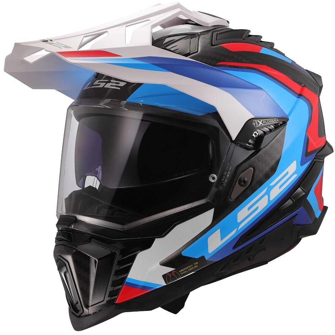 Шолом LS2 MX701 Explorer C Frontier II Red/White/Blue