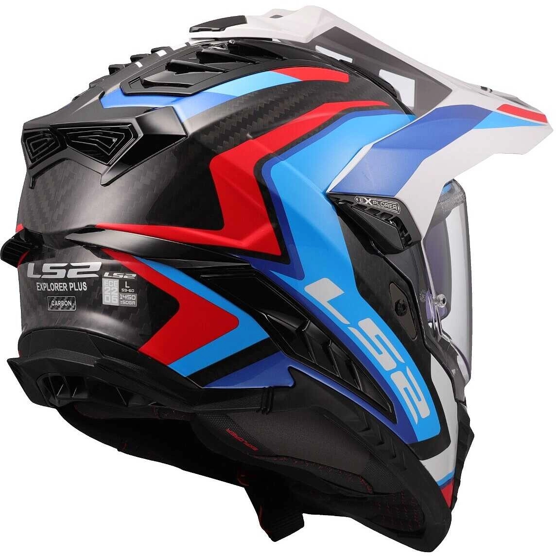 Шолом LS2 MX701 Explorer C Frontier II Red/White/Blue