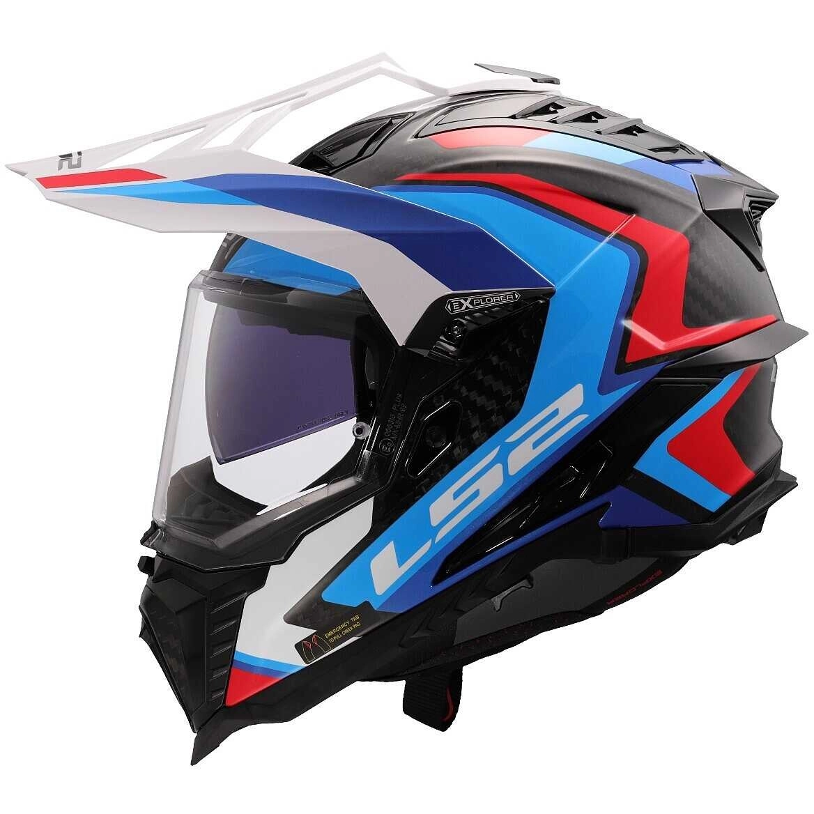 Шолом LS2 MX701 Explorer C Frontier II Red/White/Blue