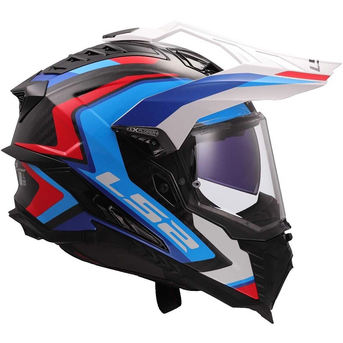 Шолом LS2 MX701 Explorer C Frontier II Red/White/Blue