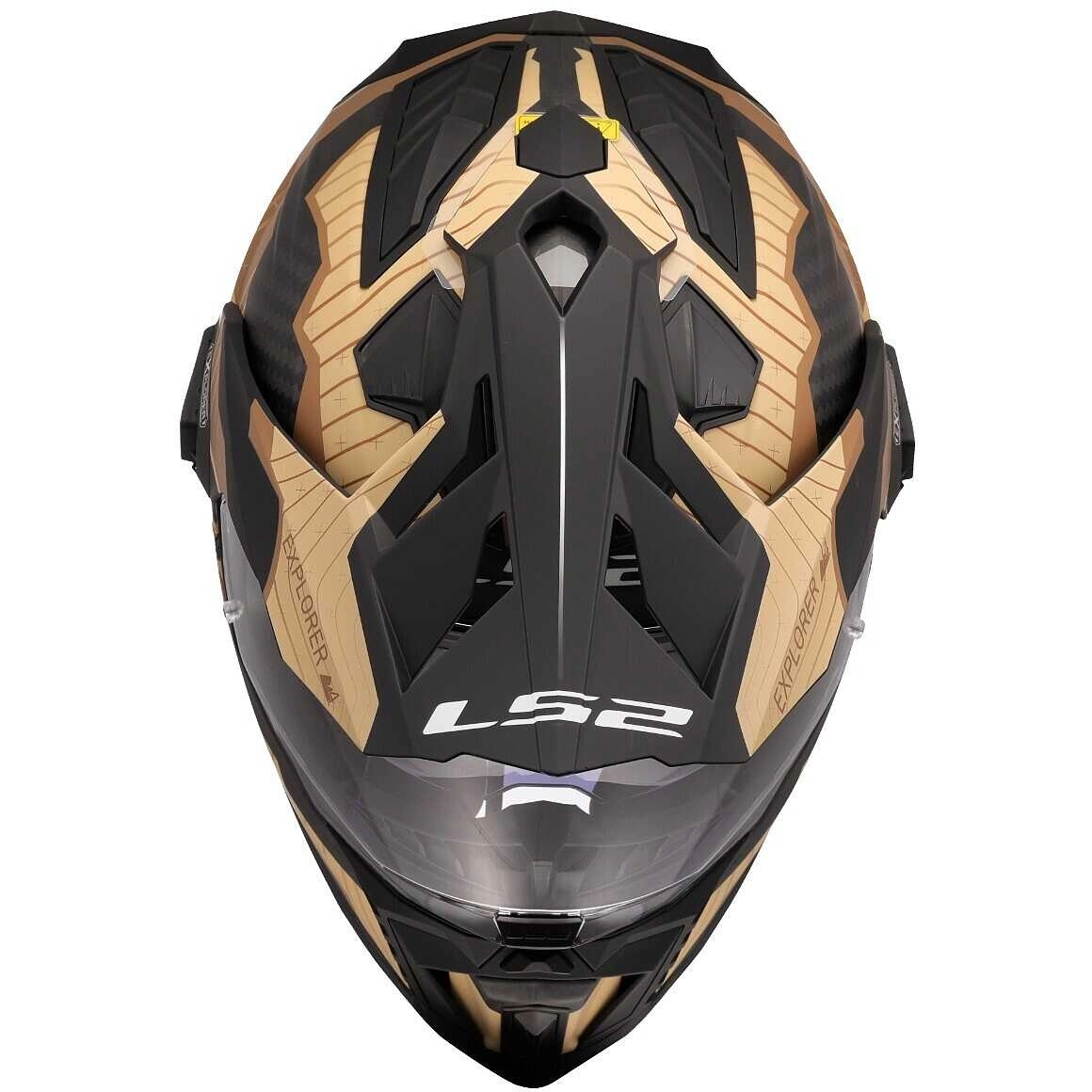 Шолом LS2 MX701 Explorer C Trick Brown/Black