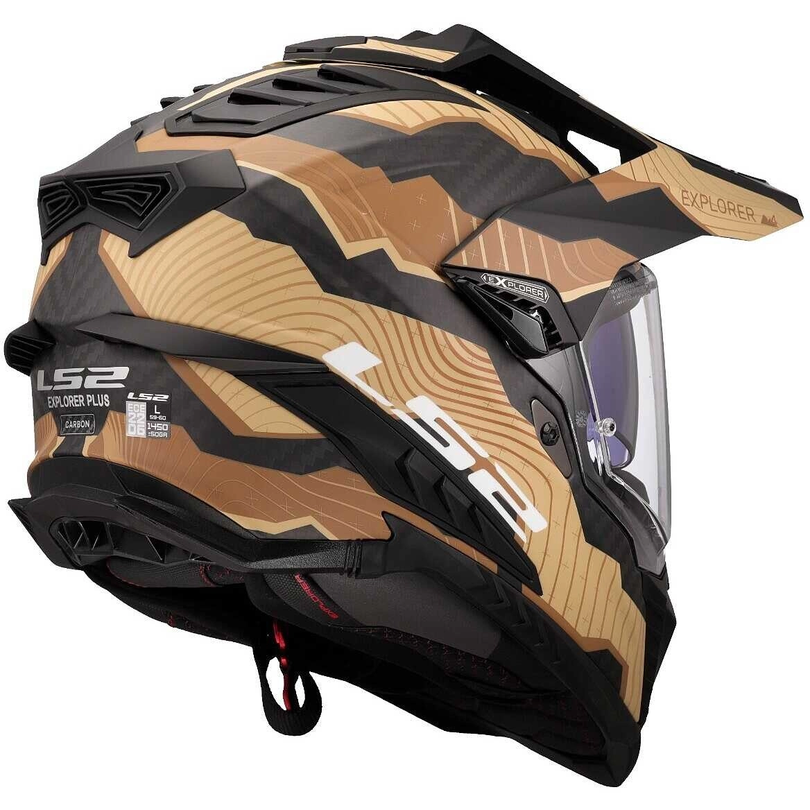 Шолом LS2 MX701 Explorer C Trick Brown/Black