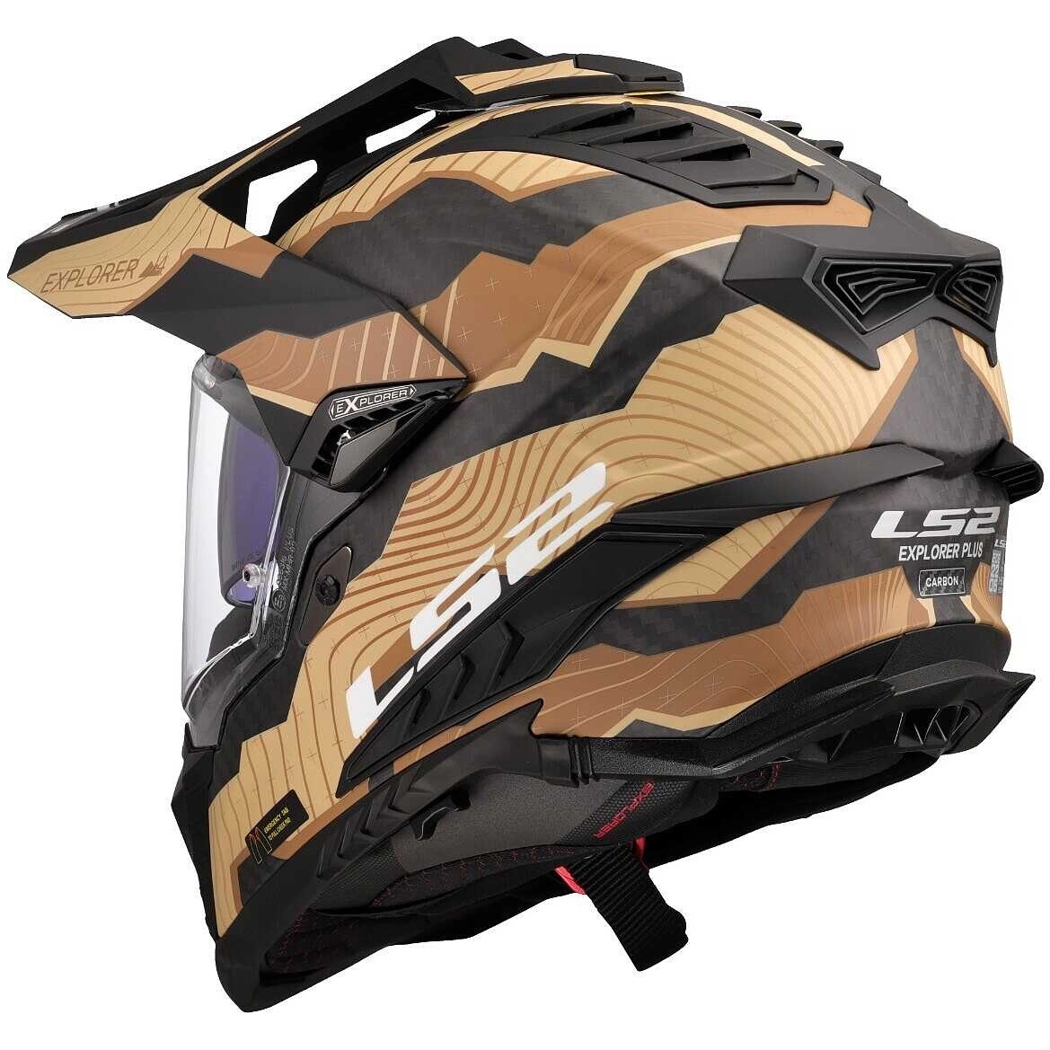 Шолом LS2 MX701 Explorer C Trick Brown/Black