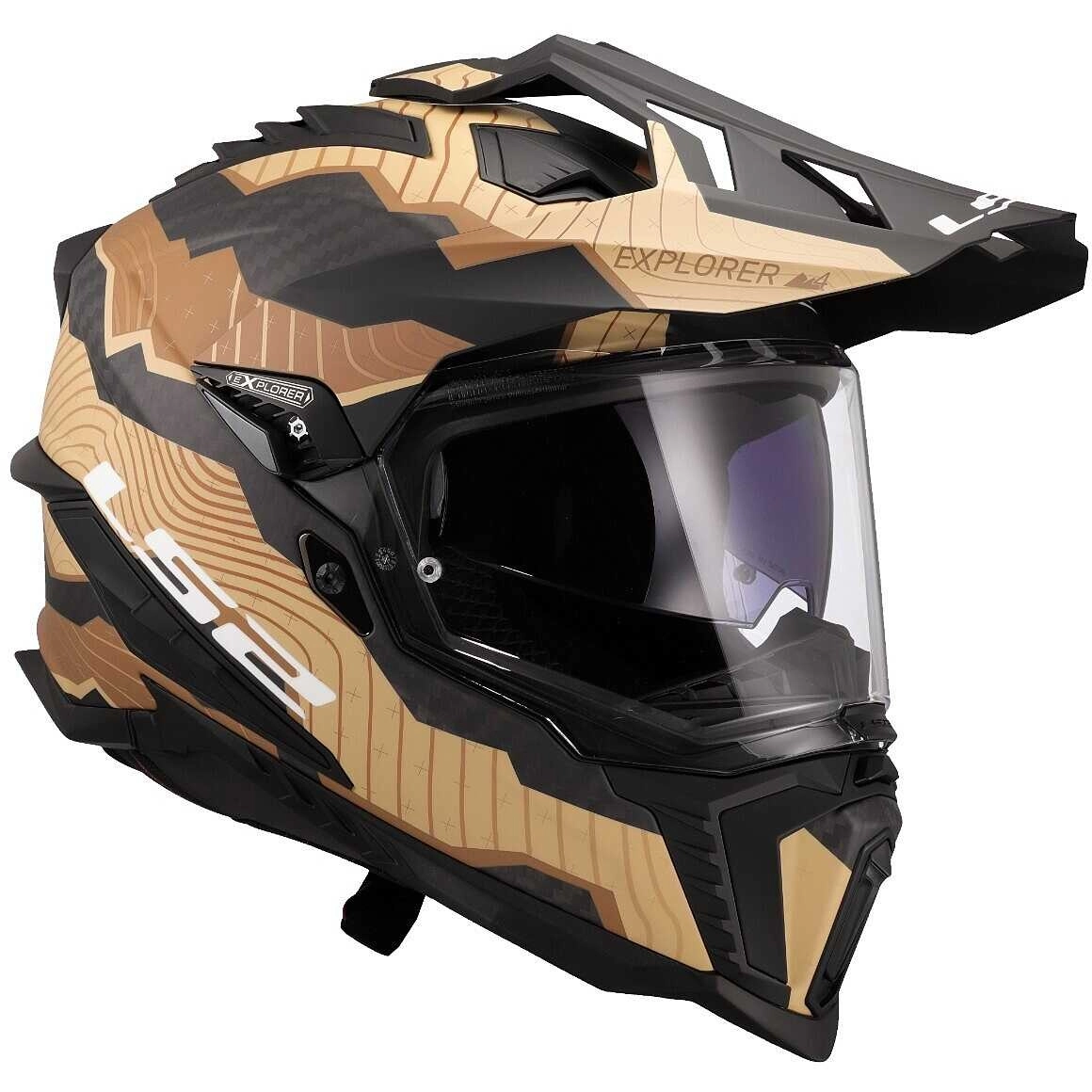 Шолом LS2 MX701 Explorer C Trick Brown/Black