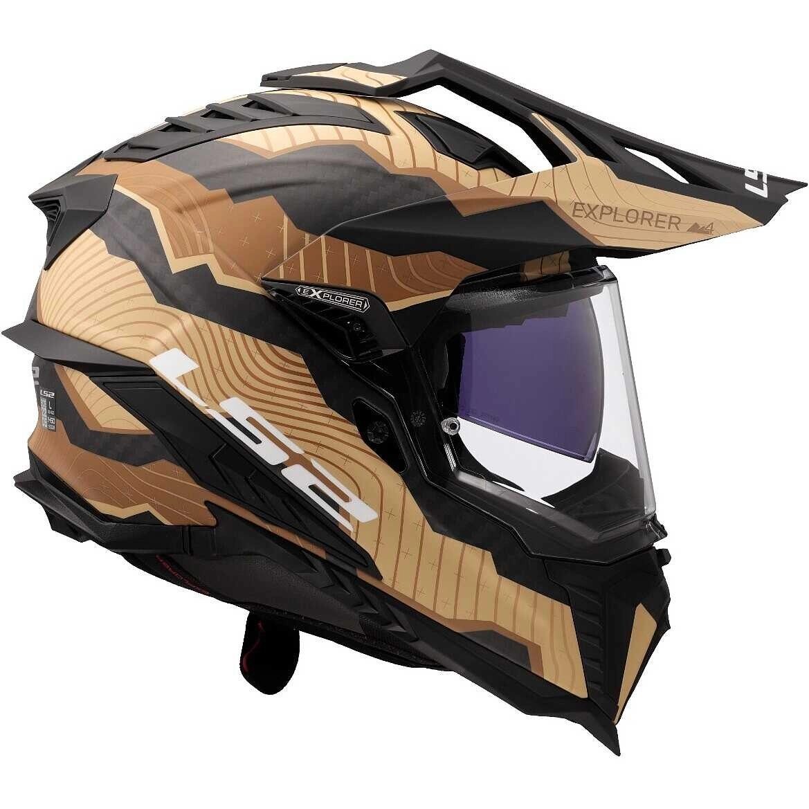 Шолом LS2 MX701 Explorer C Trick Brown/Black
