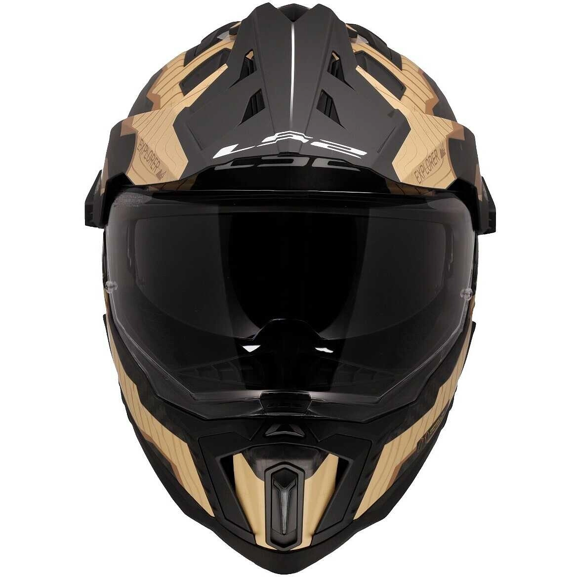 Шолом LS2 MX701 Explorer C Trick Brown/Black