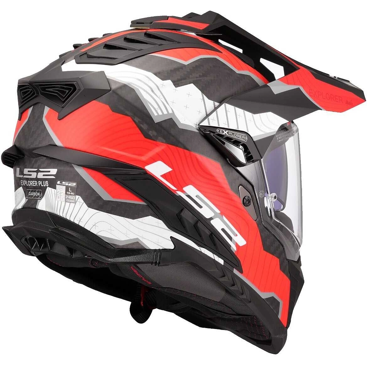 Шолом LS2 MX701 Explorer C Trick Red/White/Black