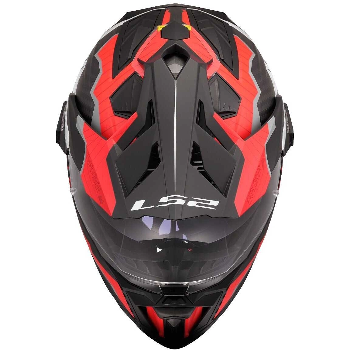 Шолом LS2 MX701 Explorer C Trick Red/White/Black