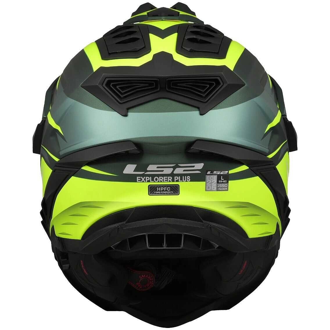 Шолом LS2 MX701 Explorer Spire Black/Yellow/Green