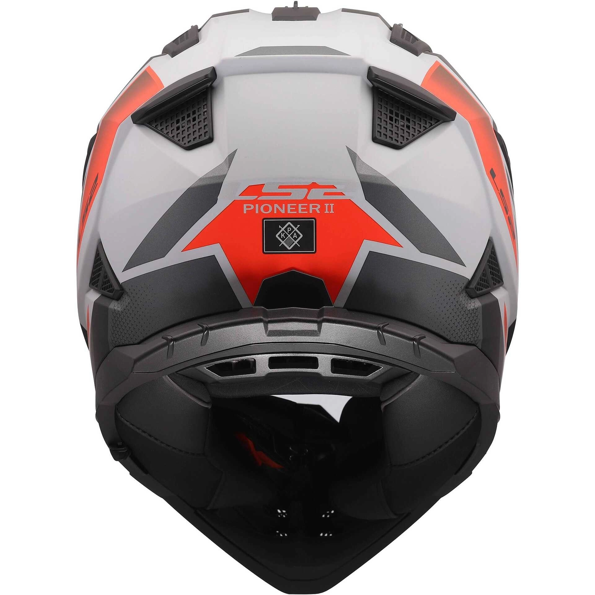 Шолом LS2 MX702 Pioneer II Block Grey/Red