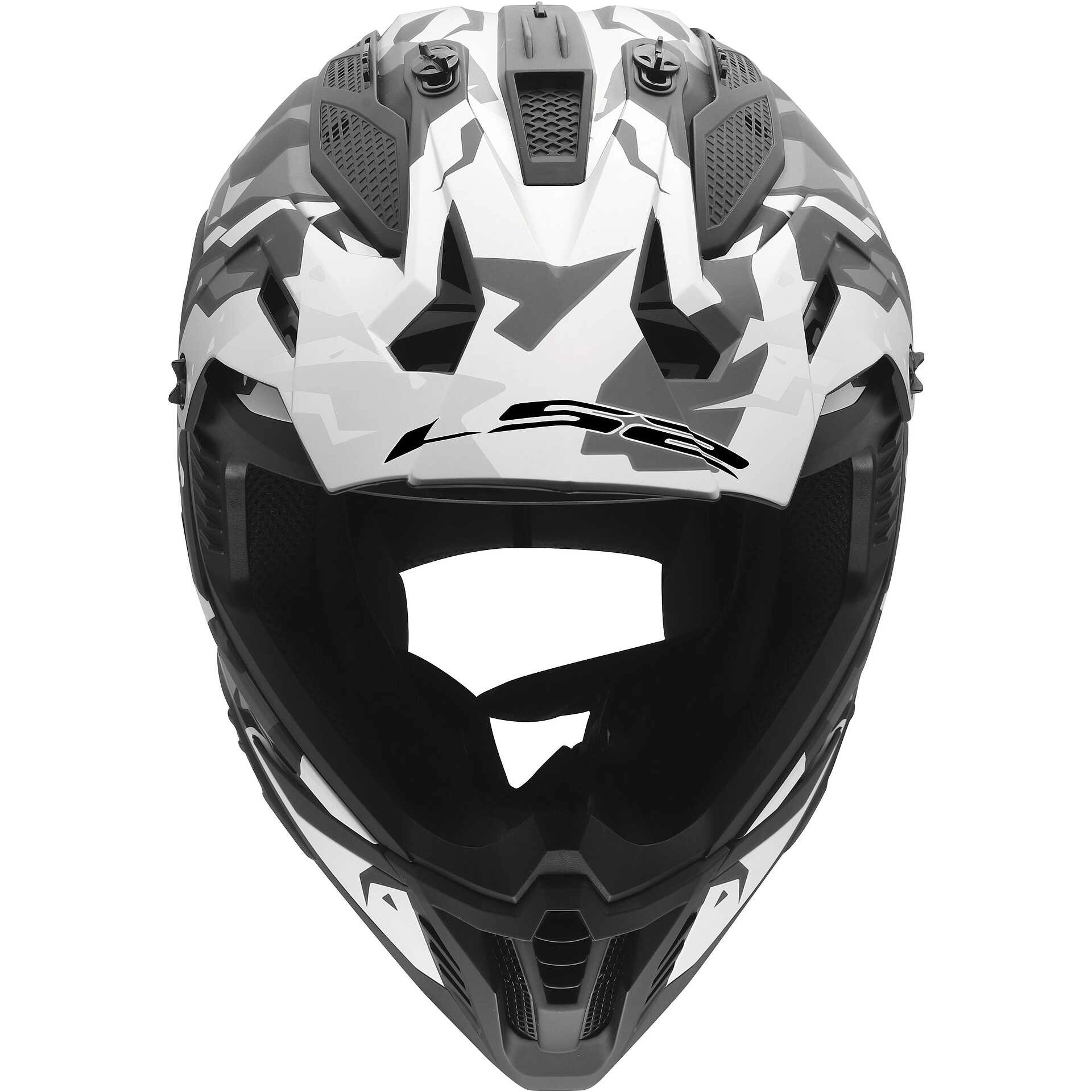 Шолом LS2 MX708 Fast II Grotesk Black/Grey