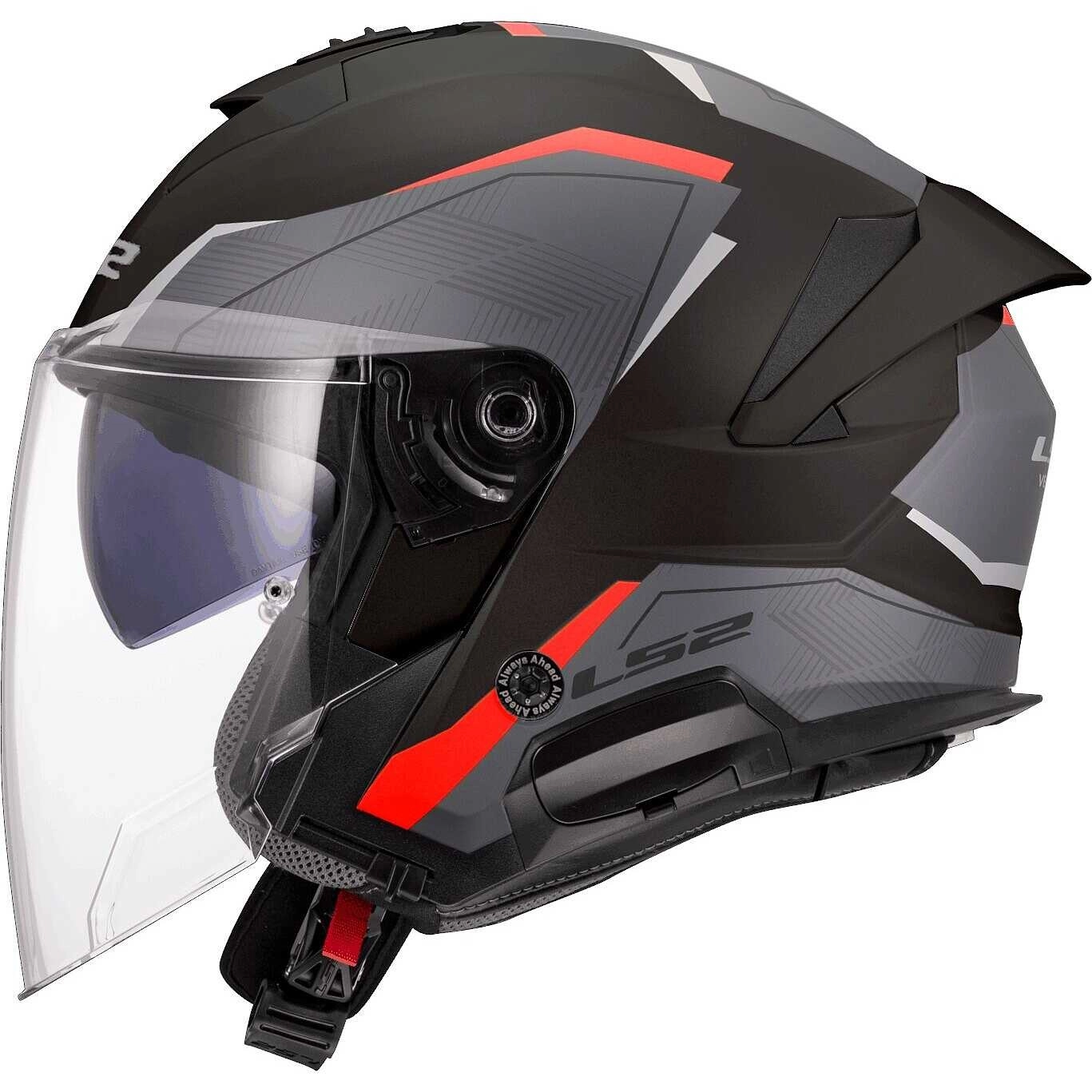 Шолом LS2 OF618 Verso II Air Black/Red