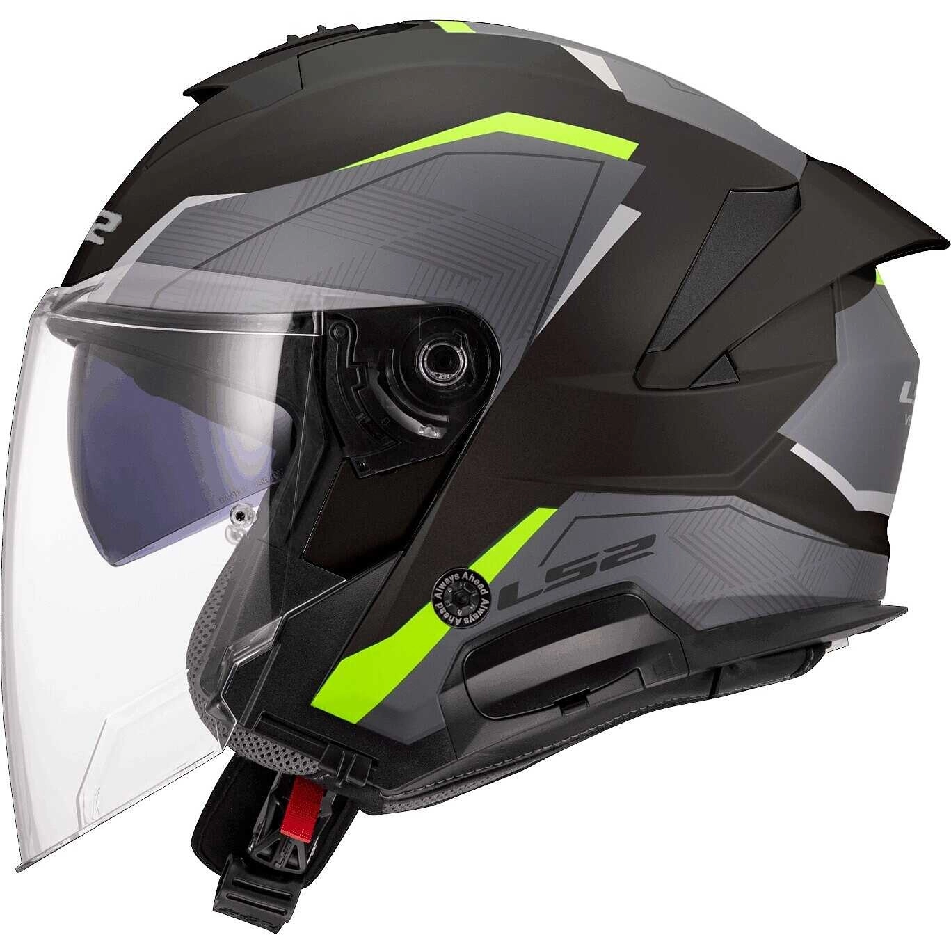 Шолом LS2 OF618 Verso II Air Black/Yellow