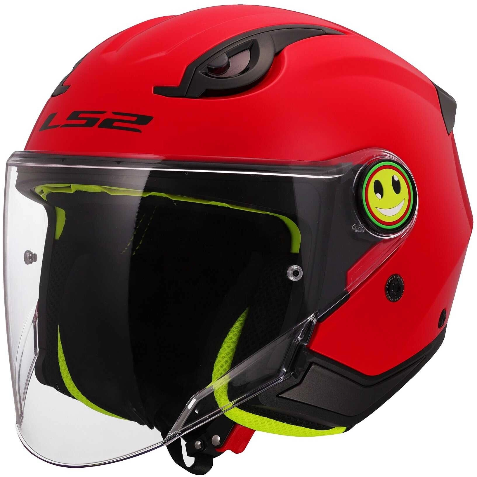 Шлем LS2 OF622 Funny II Solid Red