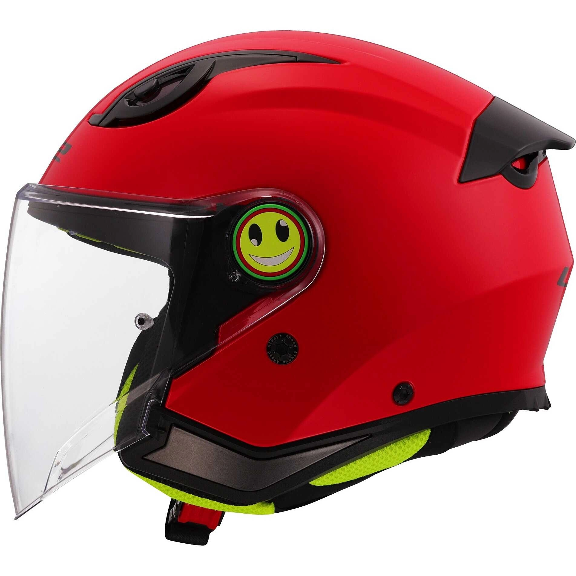 Шлем LS2 OF622 Funny II Solid Red