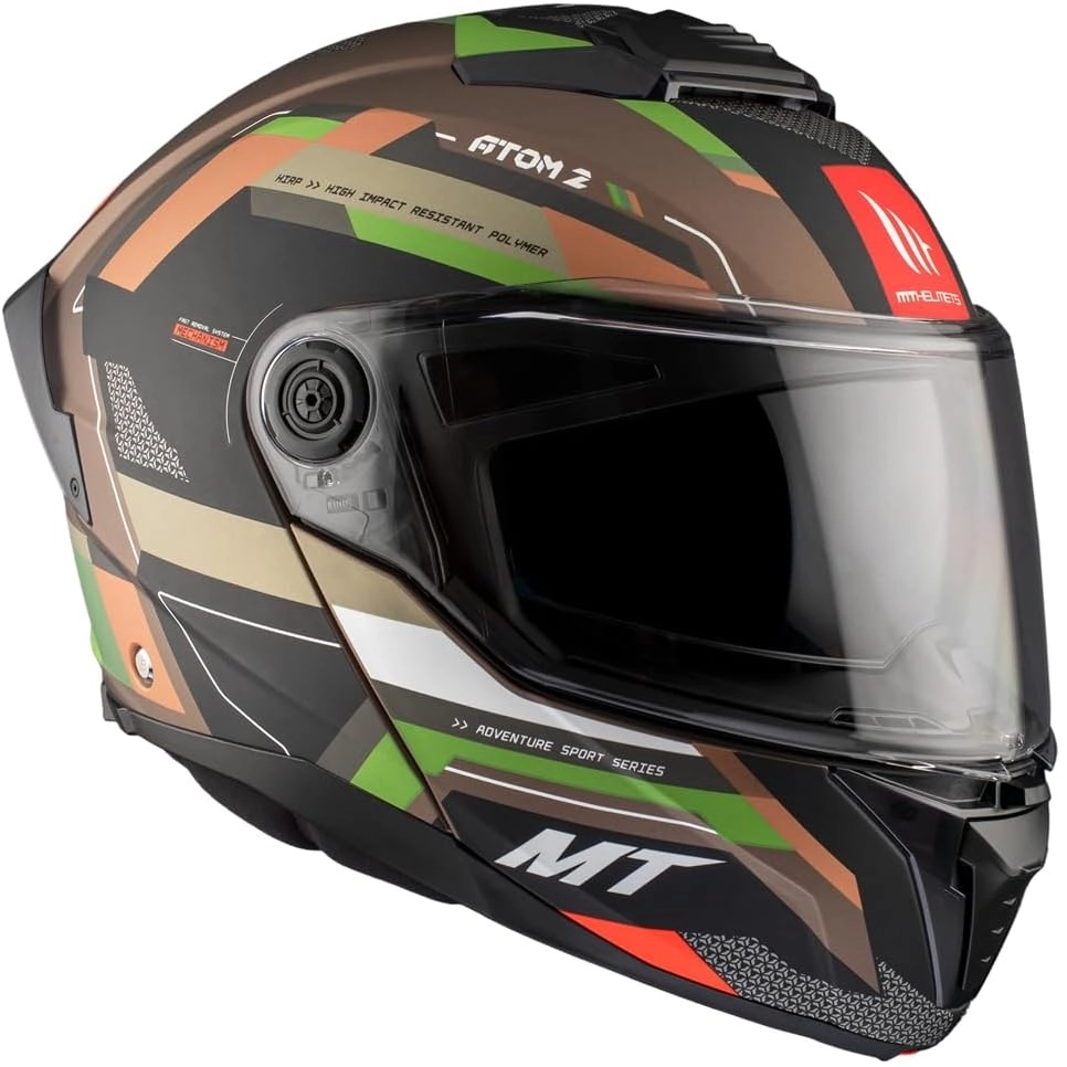 Шолом MT Atom 2 SV Bast Green Matt