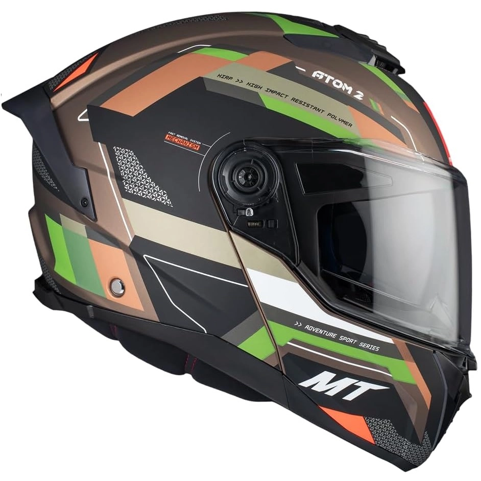 Шолом MT Atom 2 SV Bast Green Matt