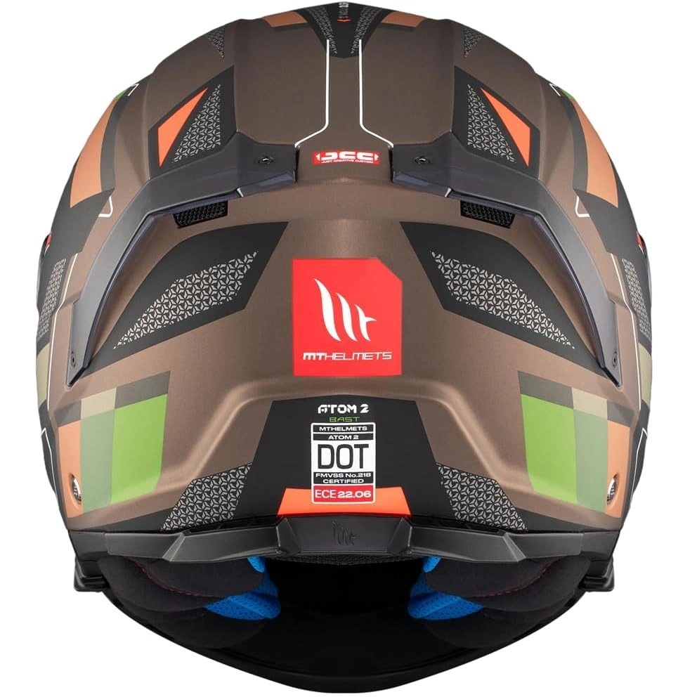 Шолом MT Atom 2 SV Bast Green Matt