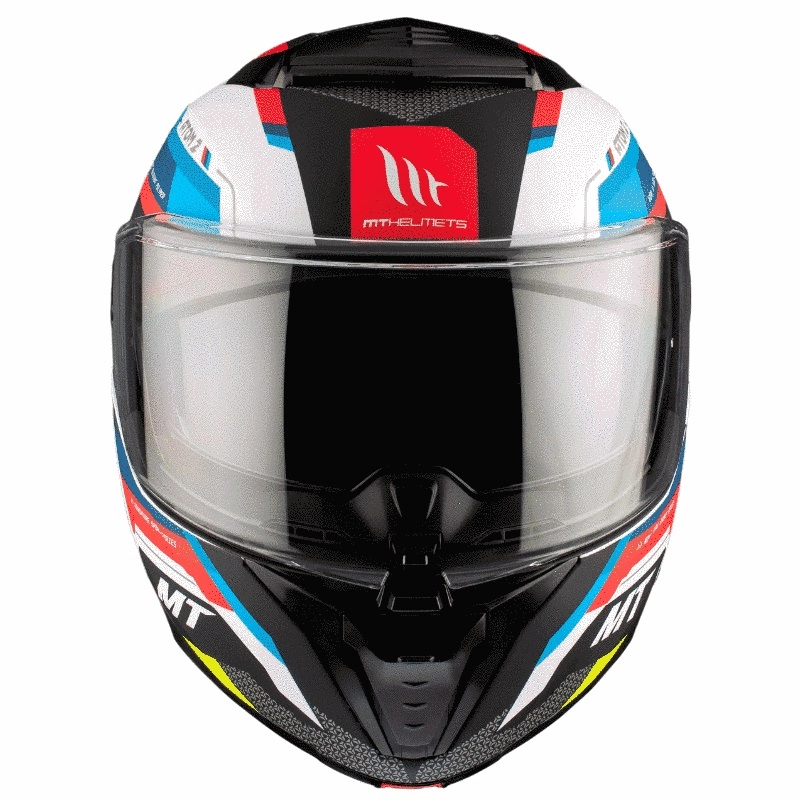 Шлем MT Atom 2 SV Bast White/Blue/Red