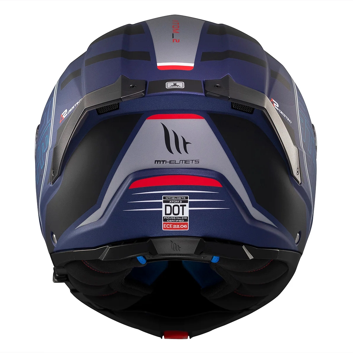 Шолом MT Atom 2 SV Destiny C7 Blue Matt