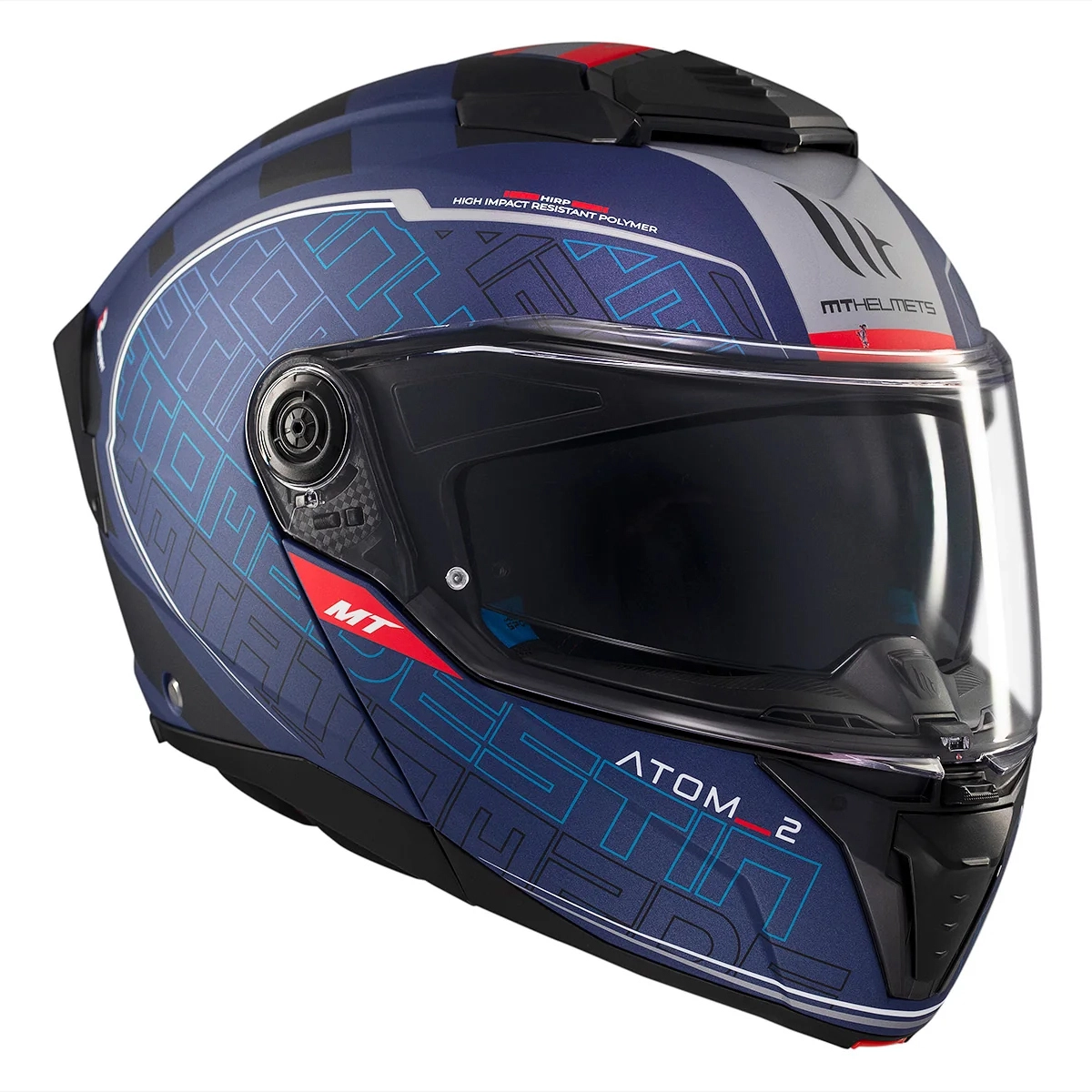 Шолом MT Atom 2 SV Destiny C7 Blue Matt