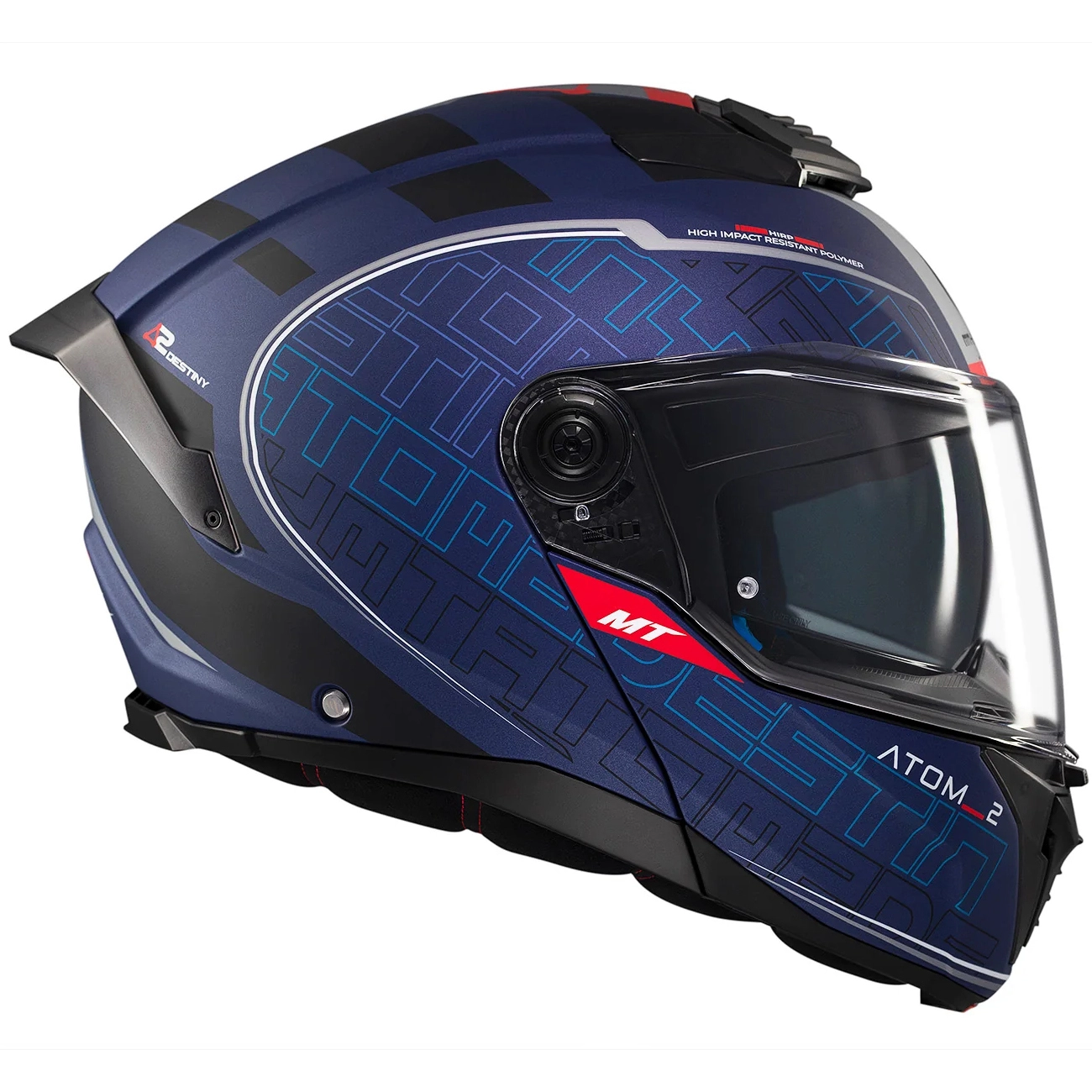 Шолом MT Atom 2 SV Destiny C7 Blue Matt