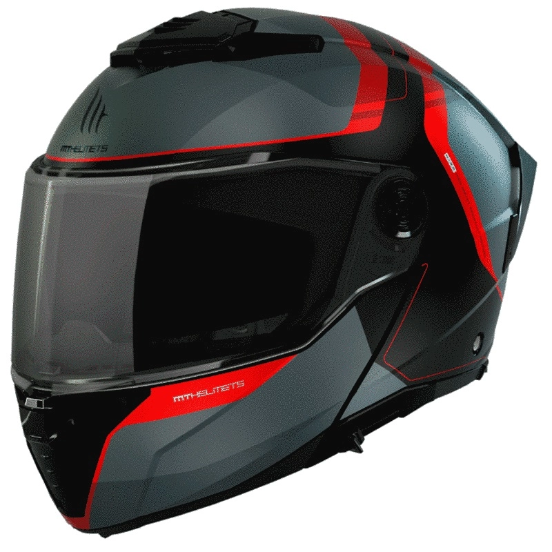 Шолом MT Atom 2 SV Emalla Grey/Red