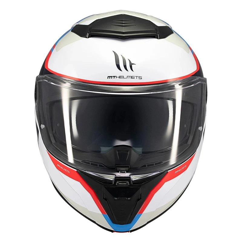 Шолом MT Atom 2 SV Emalla White/Black/Blue