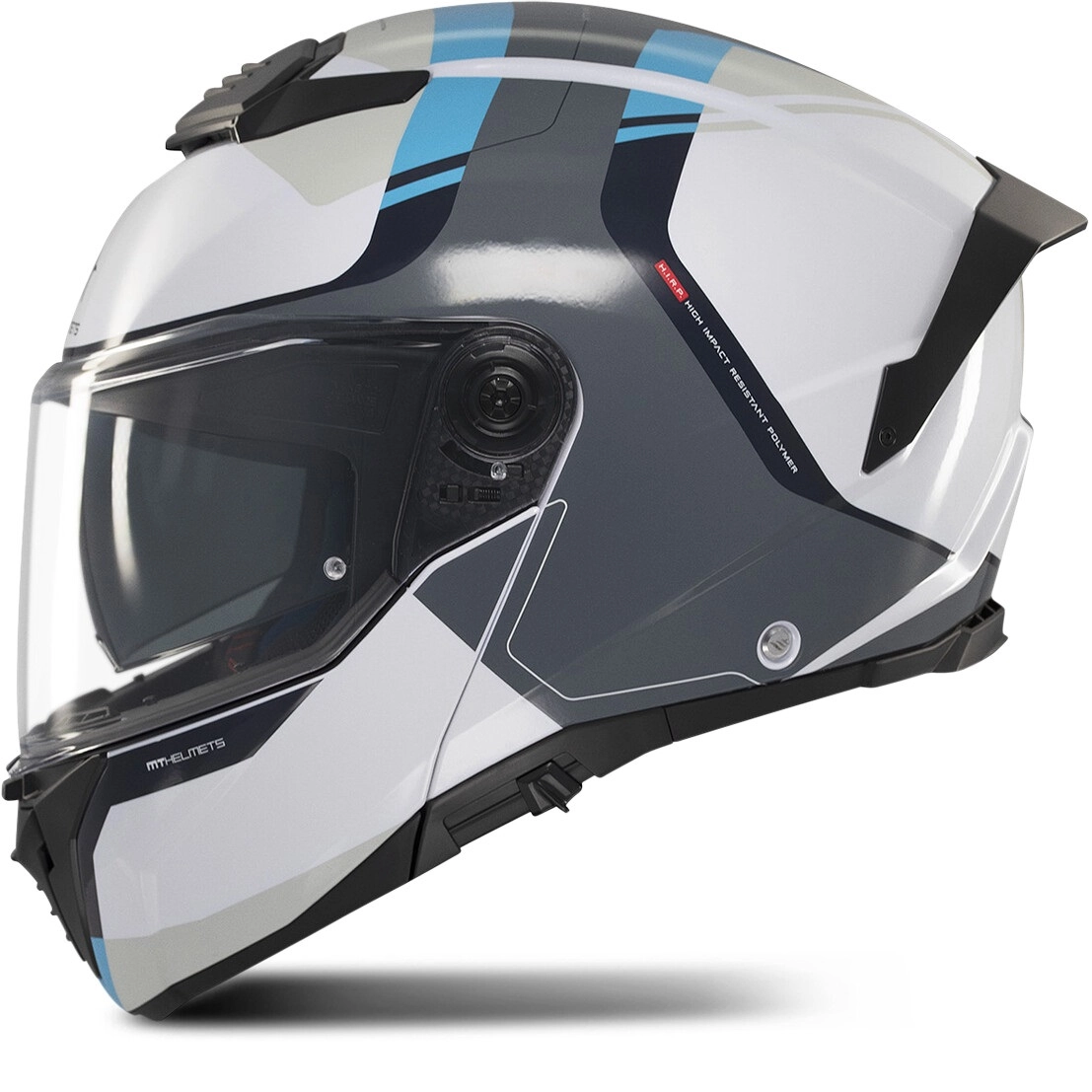 Шолом MT Atom 2 SV Emalla White/Grey/Blue