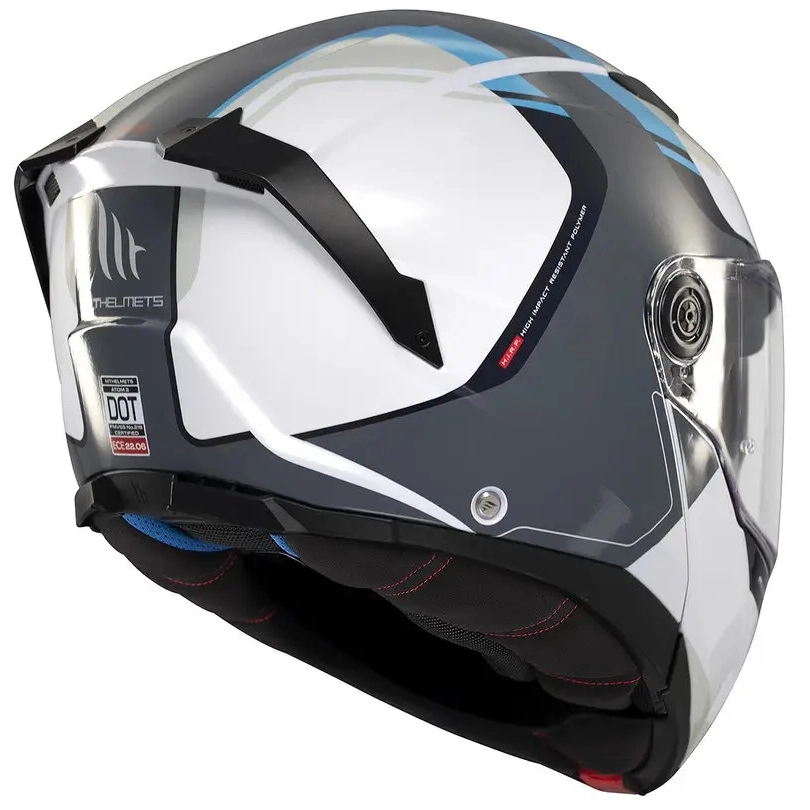 Шолом MT Atom 2 SV Emalla White/Grey/Blue