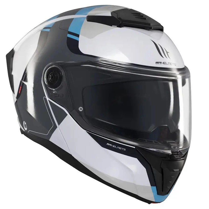 Шолом MT Atom 2 SV Emalla White/Grey/Blue