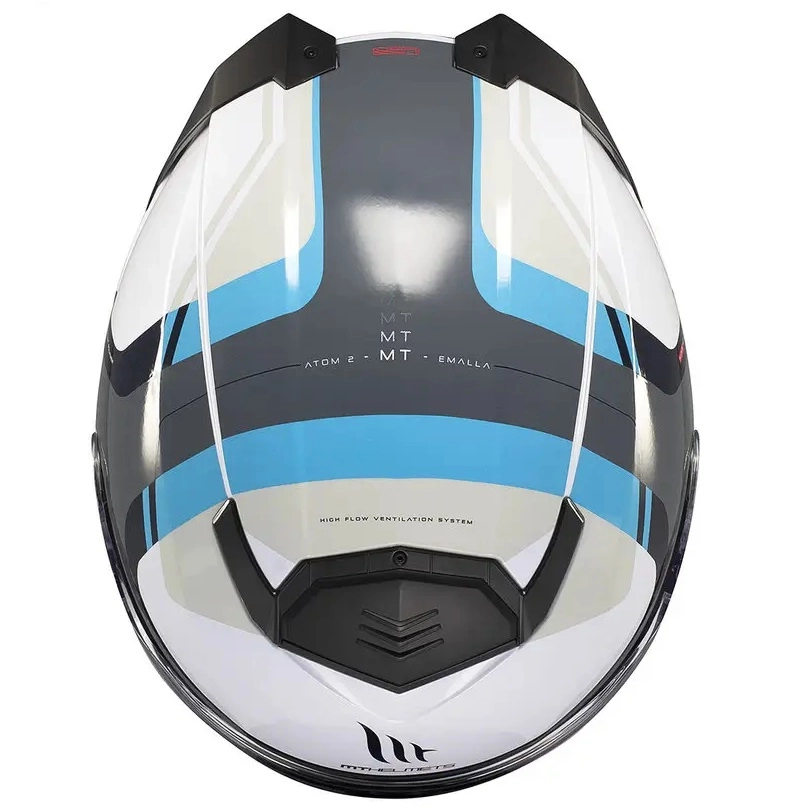 Шолом MT Atom 2 SV Emalla White/Grey/Blue