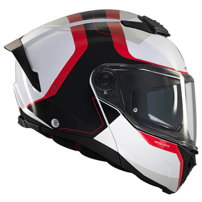 Шолом MT Atom 2 SV Emalla White/Red/Black