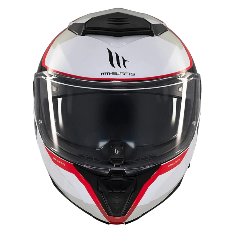 Шолом MT Atom 2 SV Emalla White/Red/Black