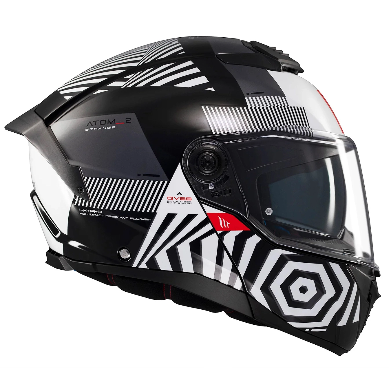 Шолом MT Atom 2 SV Strange B2 Black/White