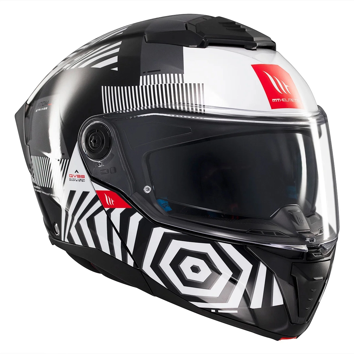 Шолом MT Atom 2 SV Strange B2 Black/White