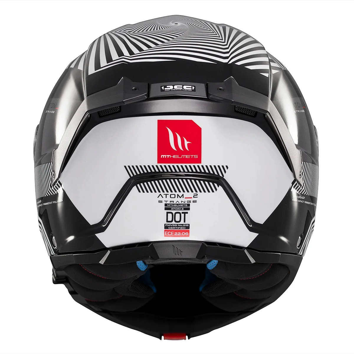 Шолом MT Atom 2 SV Strange B2 Black/White