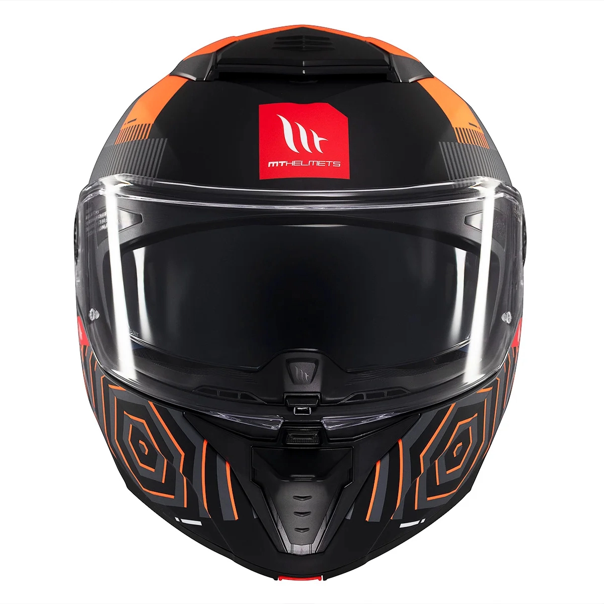 Шолом MT Atom 2 SV Strange C4 Black/Orange