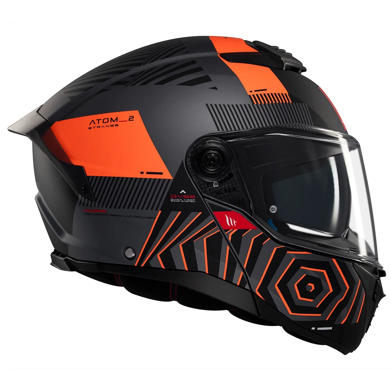 Шолом MT Atom 2 SV Strange C4 Black/Orange