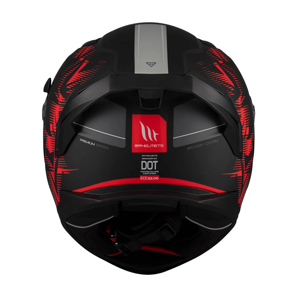 Шолом MT Braker SV Charm B5 Black/Red