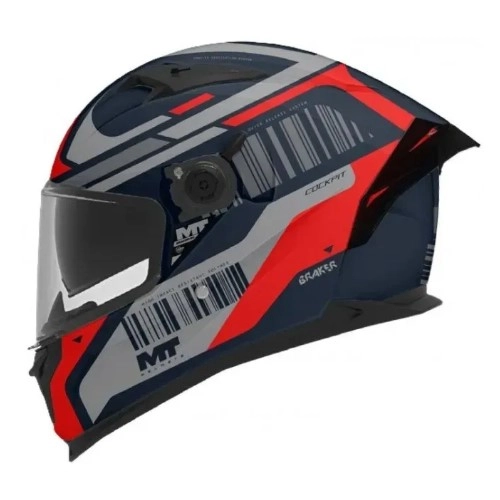 Шолом MT Braker SV Cockpit C5 Black/Grey/Red