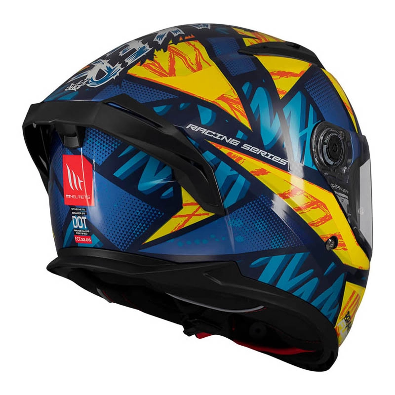 Шолом MT Braker SV Fury C17 Blue/Yellow