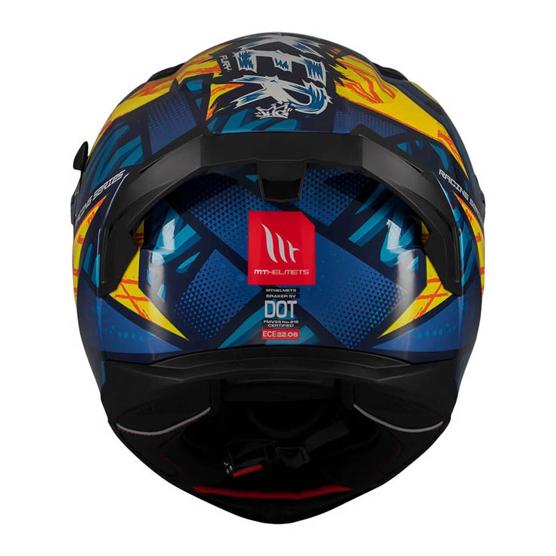 Шолом MT Braker SV Fury C17 Blue/Yellow
