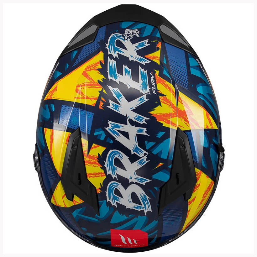Шолом MT Braker SV Fury C17 Blue/Yellow