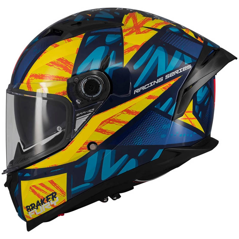 Шолом MT Braker SV Fury C17 Blue/Yellow