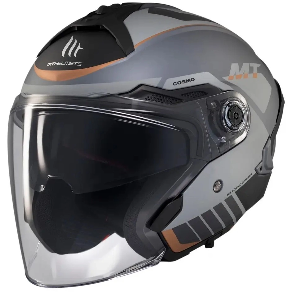 Шолом MT Cosmo SV Cruiser Grey Matt