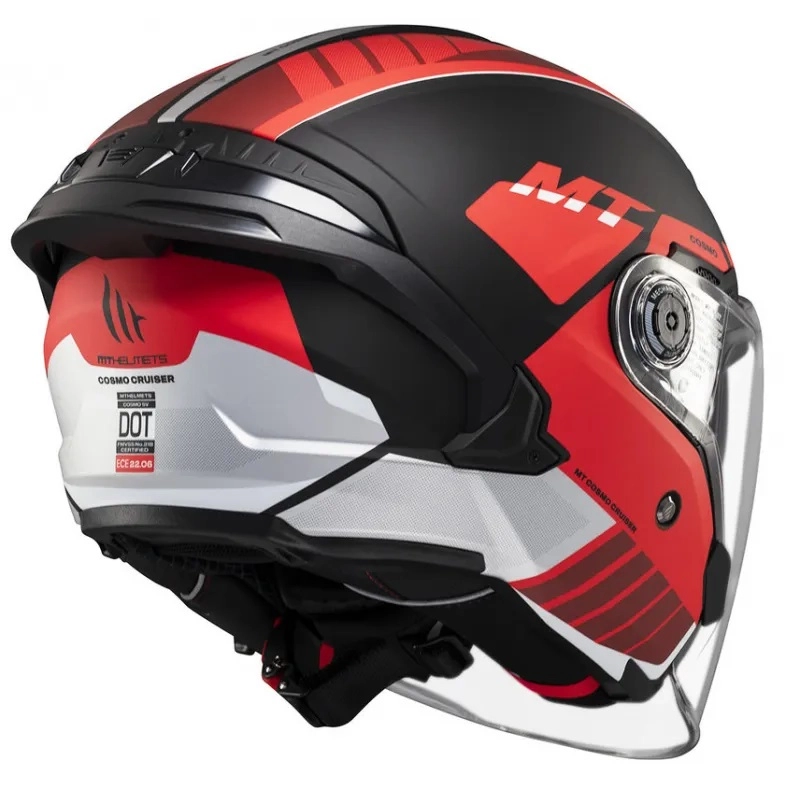 Шолом MT Cosmo SV Cruiser Red Matt
